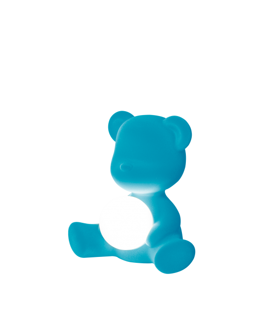 Teddy Girl Velvet Qeeboo Lámpara de Mesa