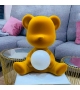 Teddy Girl Velvet Qeeboo Lampada da Tavolo