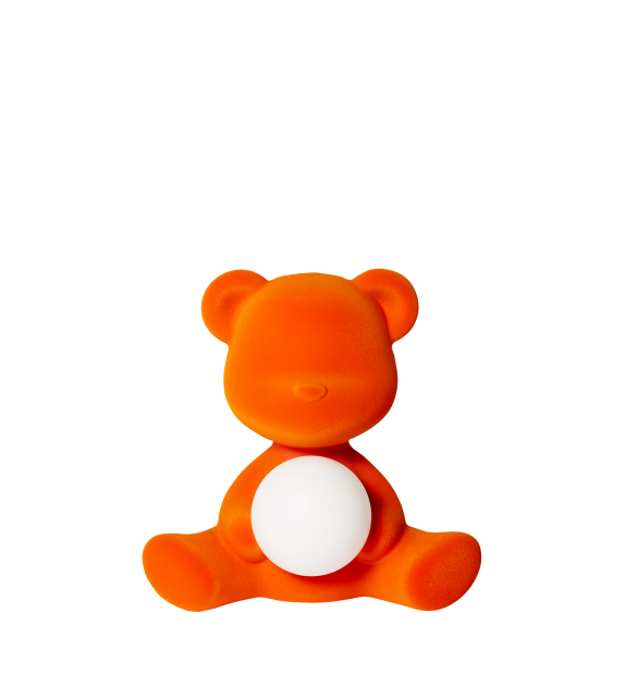 Teddy Girl Velvet Qeeboo Tischleuchte
