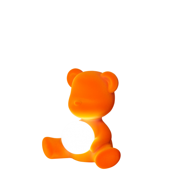 Teddy Girl Velvet Qeeboo Table Lamp