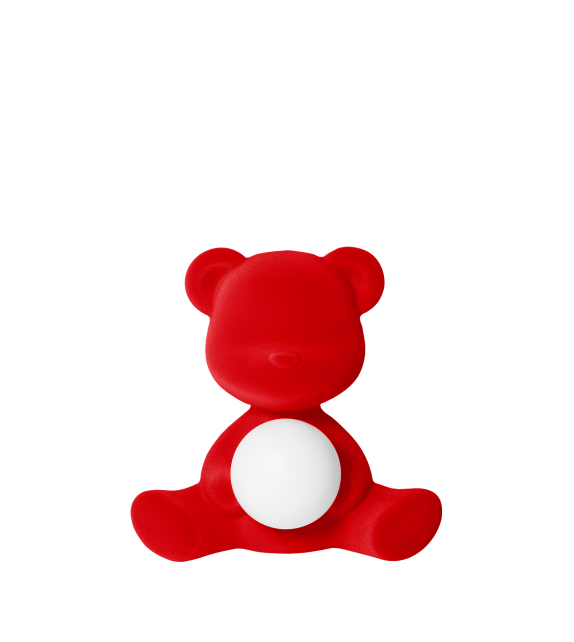 Teddy Girl Velvet Qeeboo Lámpara de Mesa