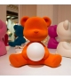 Teddy Girl Velvet Qeeboo Tischleuchte