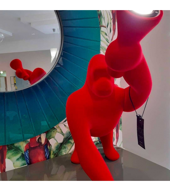 Kong XS Velvet Qeeboo Tischleuchte