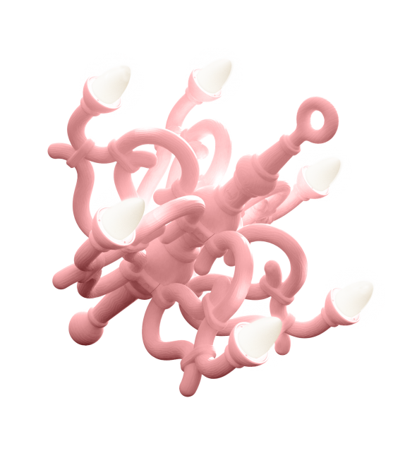 Fallen Chandelier Qeeboo Lampada da Terra