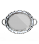 Plateau Miroir Metal Qeeboo Espejo