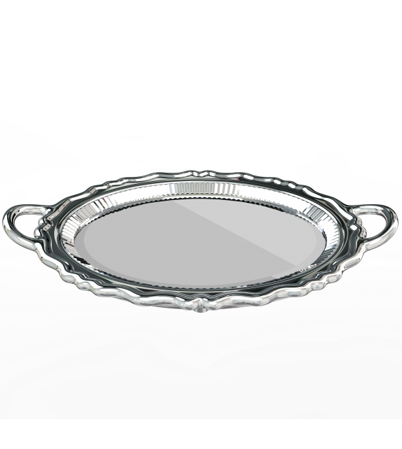 Plateau Miroir Metal Qeeboo Specchio