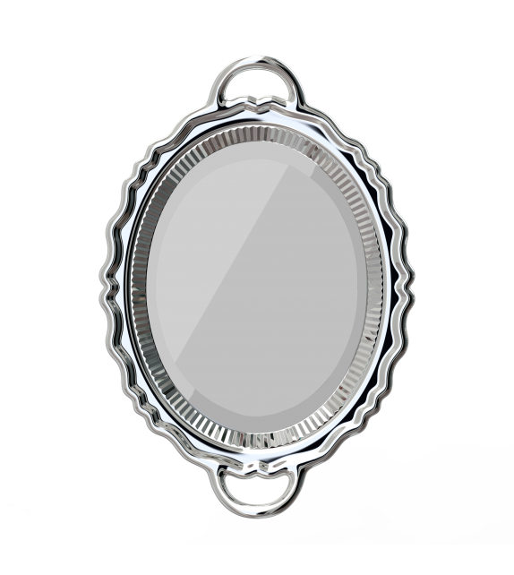 Plateau Miroir Metal Qeeboo Mirror