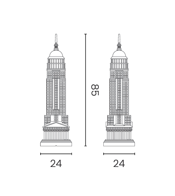 Teddy Boy Translucent Qeeboo Tischleuchte