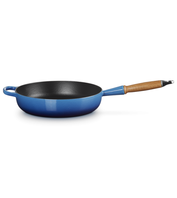 Padella Alta con Manico Legno 28 Le Creuset Bratpfanne
