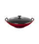 Le Creuset Wok con Coperchio in Vetro 36 Casserole