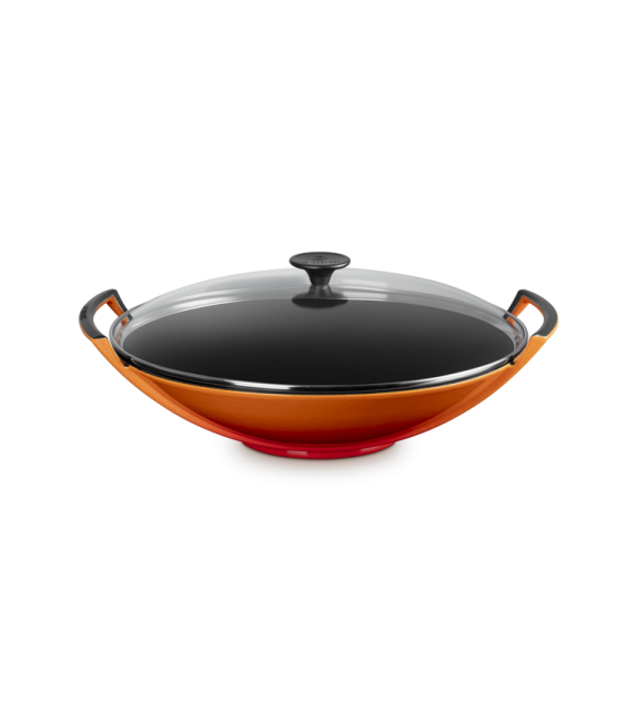 Wok con Coperchio in Vetro 36 Le Creuset Cazuela