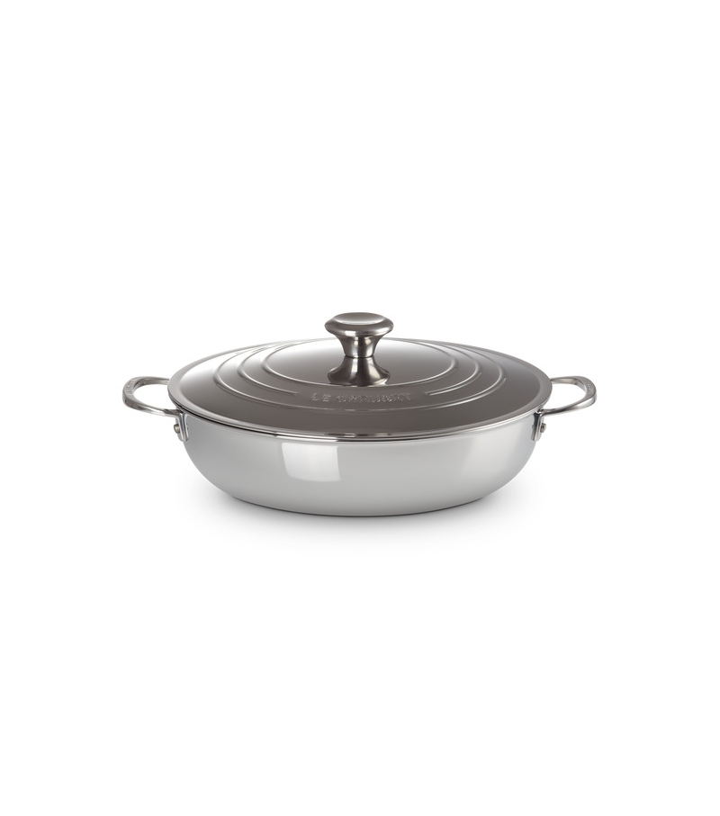 Tegame Basso con Coperchio 30 Le Creuset Kasserolle