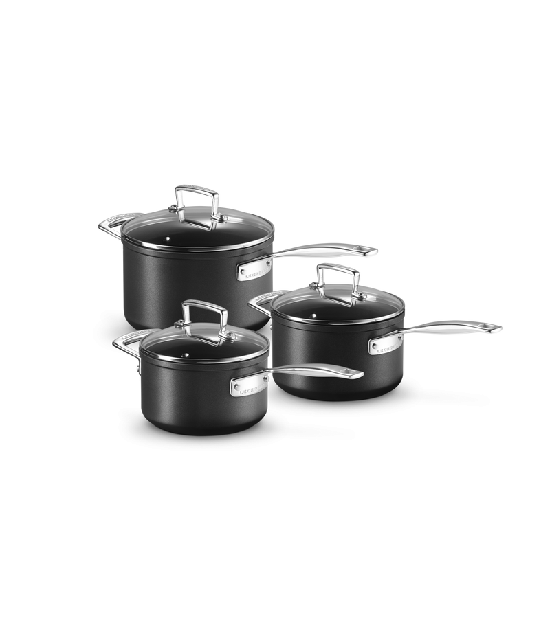 Batteria 3 Casseruole con Manico Lungo Maniglia e Coperchio Le Creuset Casserole