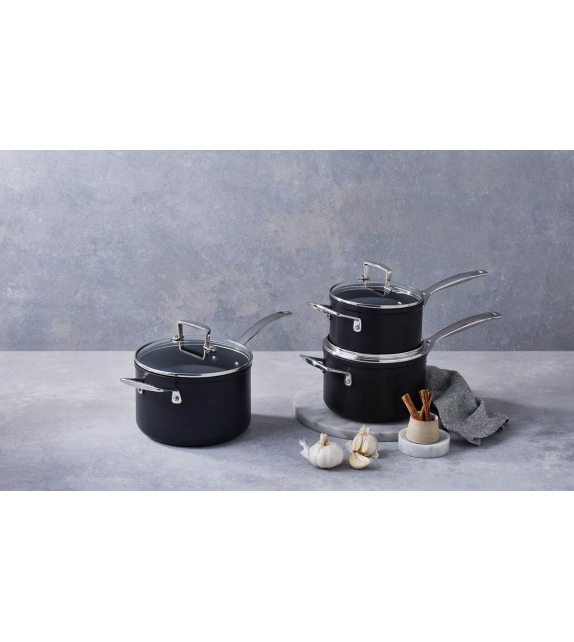 Batteria 3 Casseruole con Manico Lungo Maniglia e Coperchio Le Creuset Kasserolle