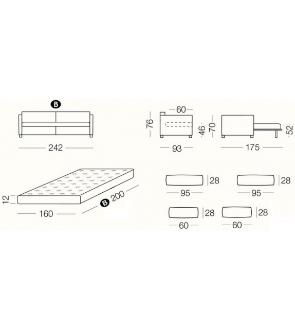 Andersen Milano Bedding Sofa Bed