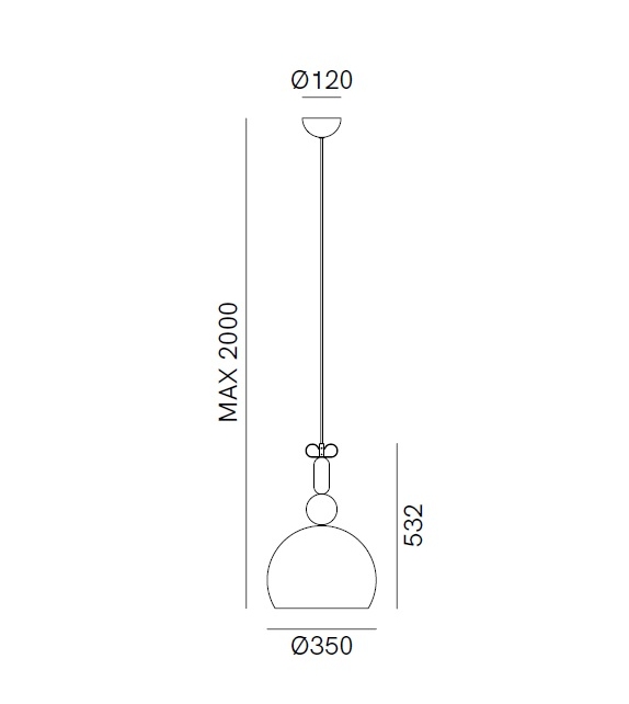 Bon Ton N1 Il Fanale Pendant Lamp