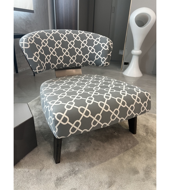 Ready for shipping - Creed Wood Armchair Minotti