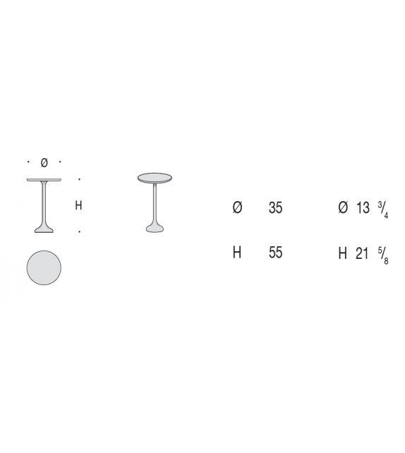 Prêt pour l'expédition - Warren Table Basse Minotti