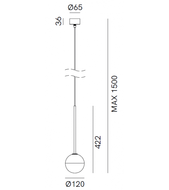 Molecola Il Fanale Suspension Lamp