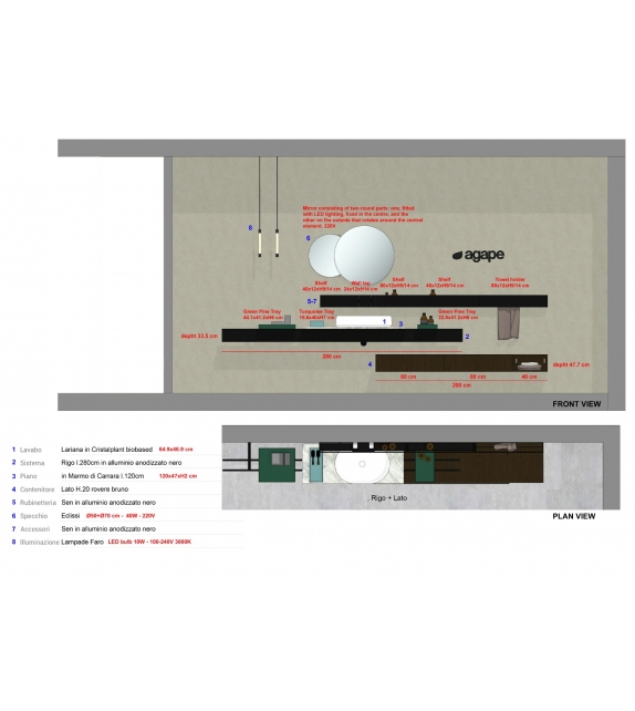 Ready for shipping - Rigo Agape Bathroom System