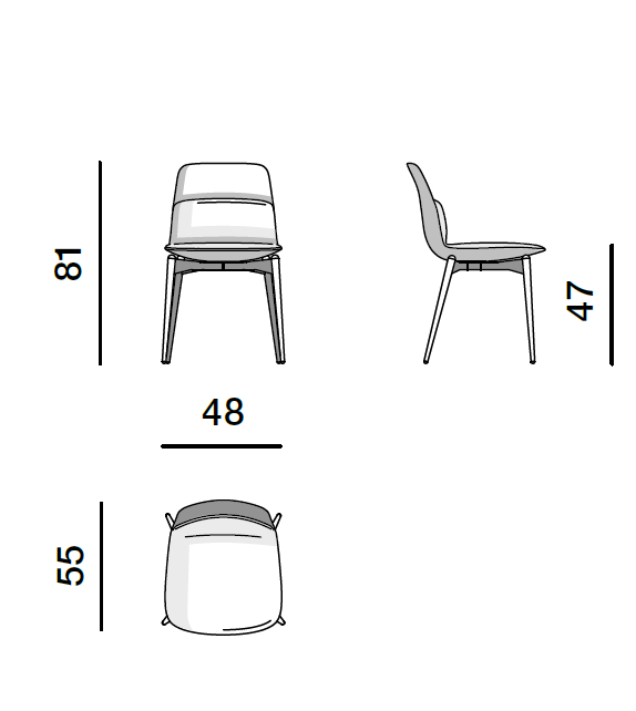 Barbican Molteni & C Silla