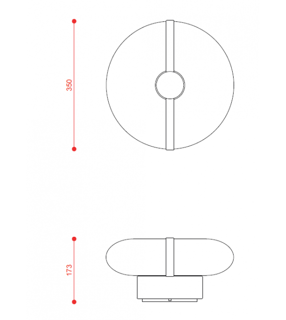 Prêt pour l'expédition - 509.34 Bolina Tooy Lampe de Table