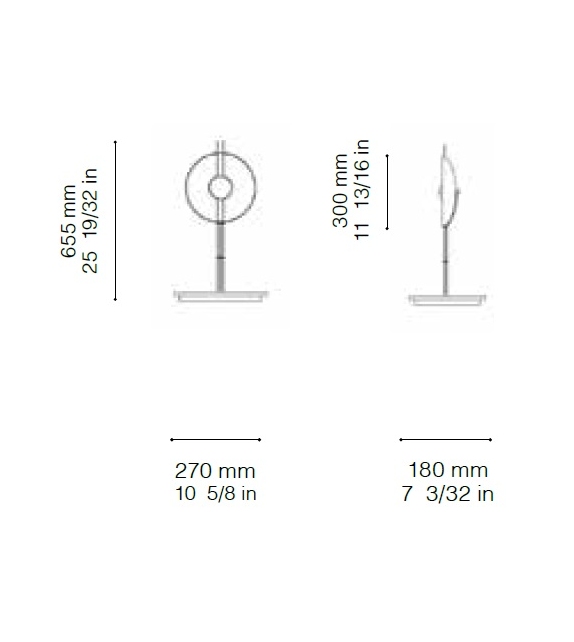 Leo-G Ombre Portée Table Lamp