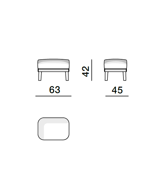 Chelsea Pouf Molteni & C