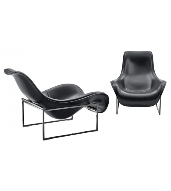 Mart B&B Italia Fauteuil Avec Mouvement De Basculement