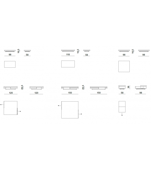 Marteen Molteni & C Couchtisch