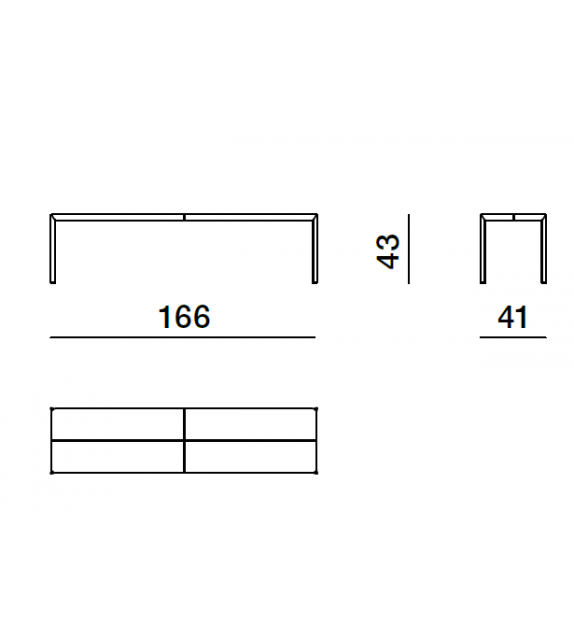 Azul Molteni & C Banquette