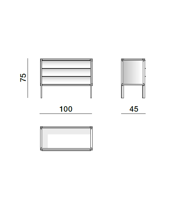 MHC.1 Molteni & C Chest of Drawers