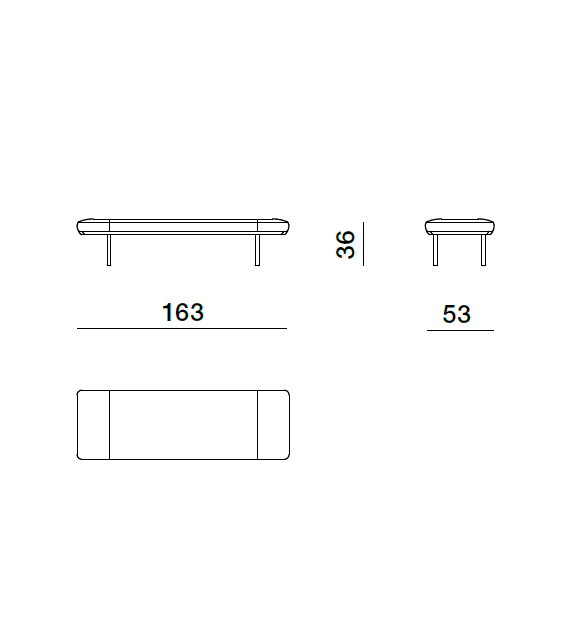 Aldgate Molteni & C Bench