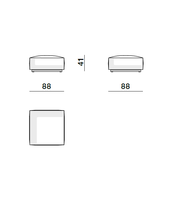 Pouf Palinfrasca Molteni & C