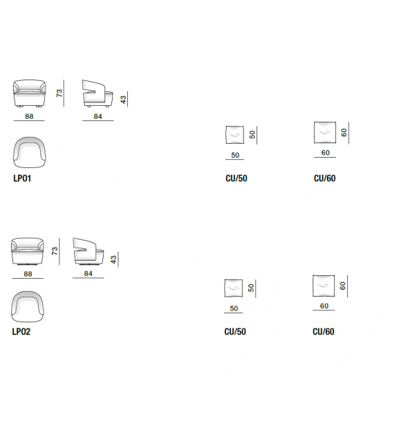 Lucio Molteni&C Armchair