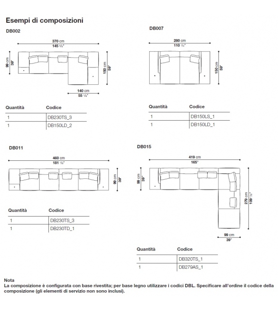 Dock Basso B&B Italia Sofa