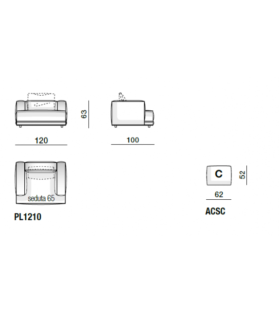 Augusto Molteni&C Poltrona