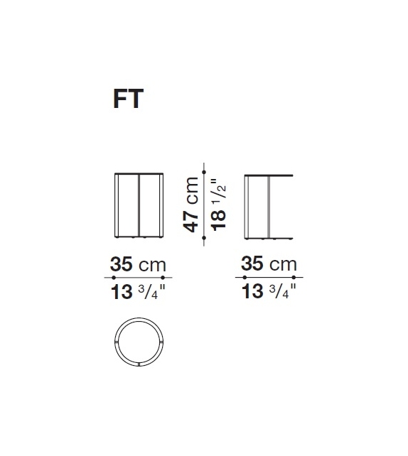 Frank B&B Italia Side Table