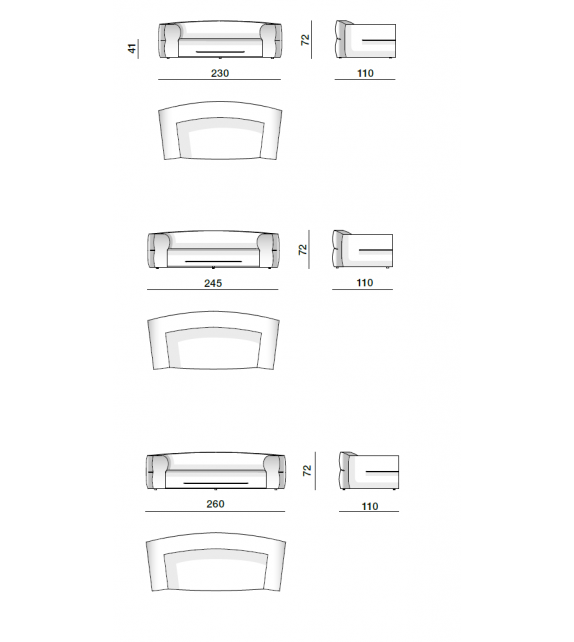 Emile Molteni&C Divano