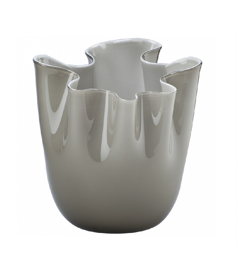 Ready for shipping - Fazzoletto Opalino 700.02 Venini Vase