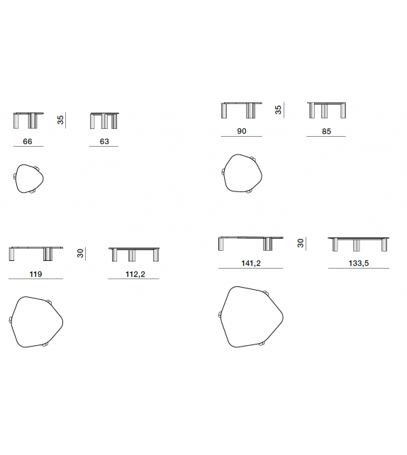 Maylis Molteni&C Coffee Table
