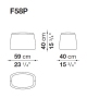 B&B Italia Outdoor Frank Pouf