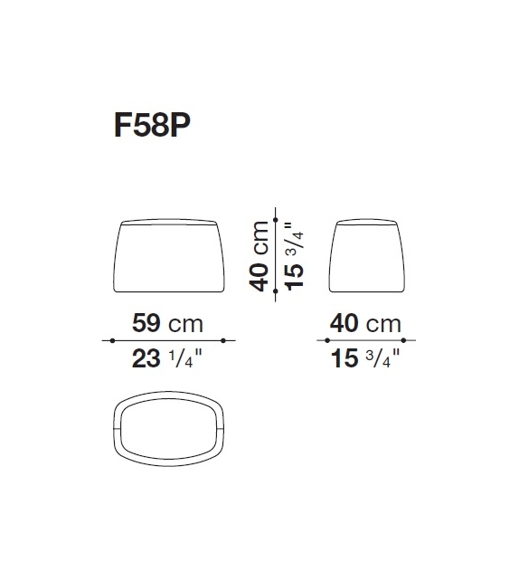 Frank Pouf B&B Italia Outdoor