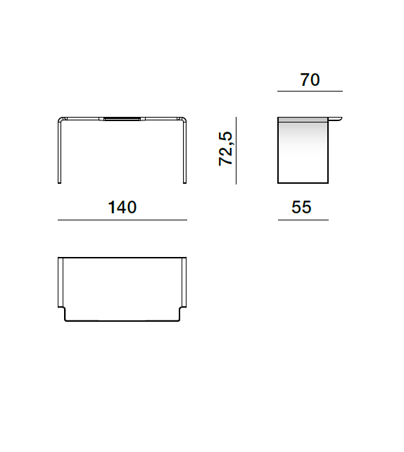 Aria Molteni&C Scrittoio