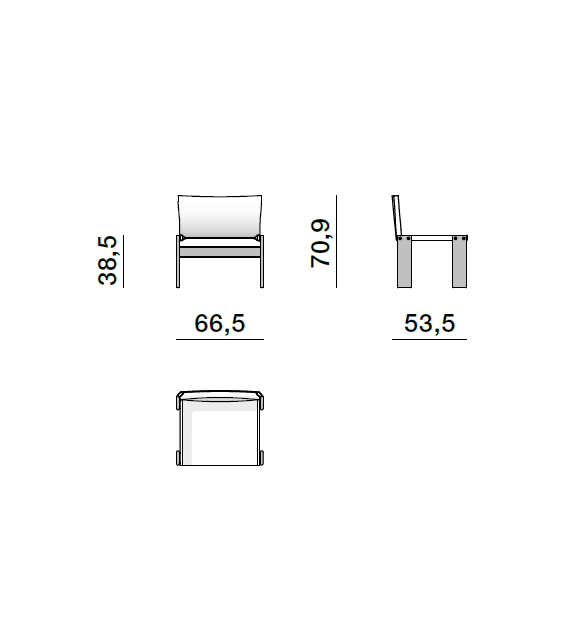 Monk Molteni&C Easy Chair