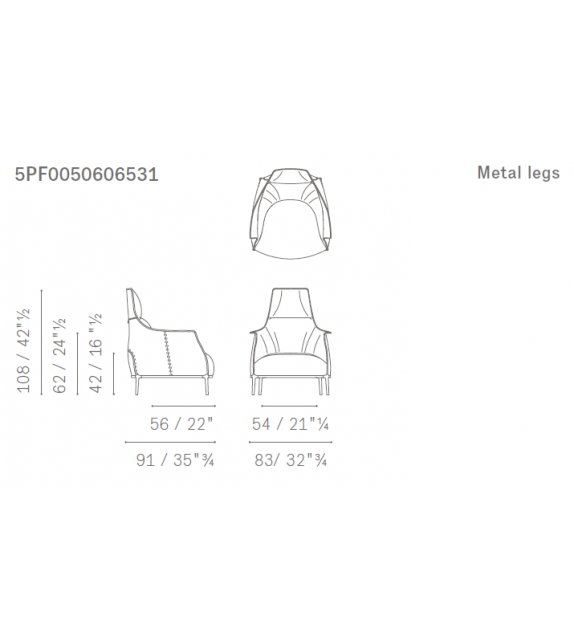 Archibald A Poltrona Frau Poltrona