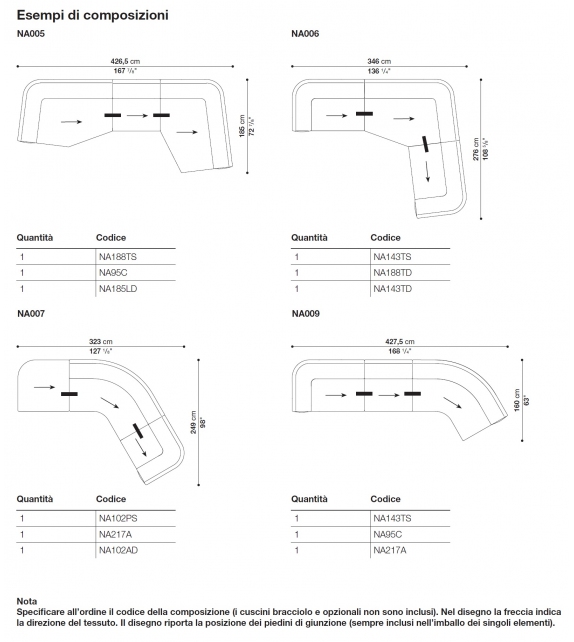 Naviglio B&B Italia Canapé