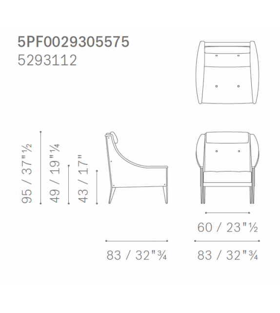 Dezza 48 Poltrona Frau Sessel