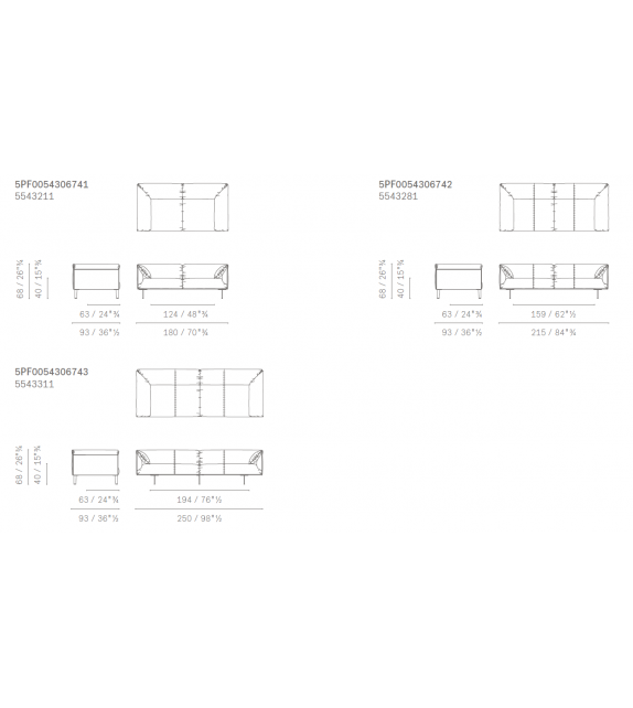 Sofa John-John Poltrona Frau