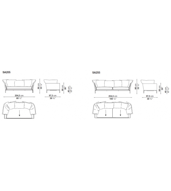 Atoll Soft B&B Italia Sofa